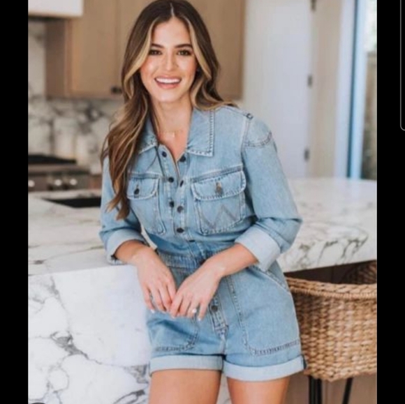 Wrangler denim romper - Picture 2 of 5